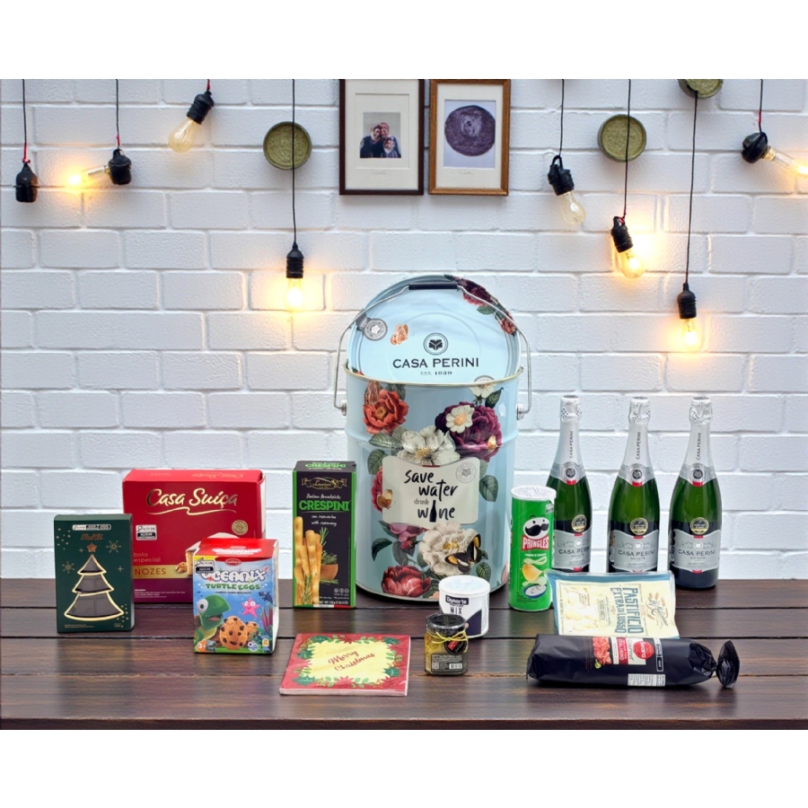 Foto Cesta Reveillon Natal Moscatel Perini