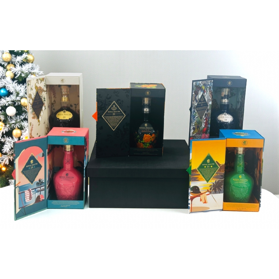 Foto Cesta Executiva 21 Anos Royal Salute Six