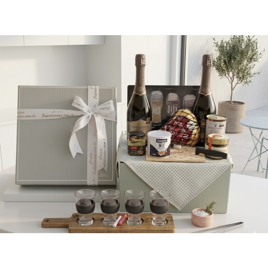 Foto Cesta Happy Hour Jamon