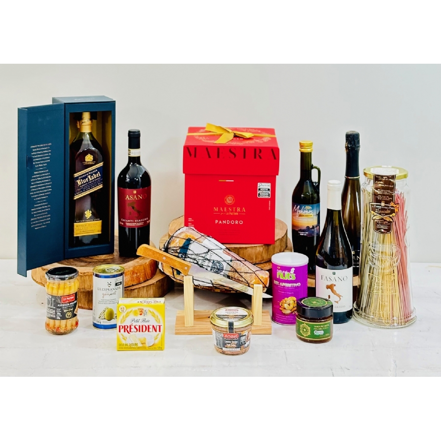 Foto Cesta de Natal Blue Label