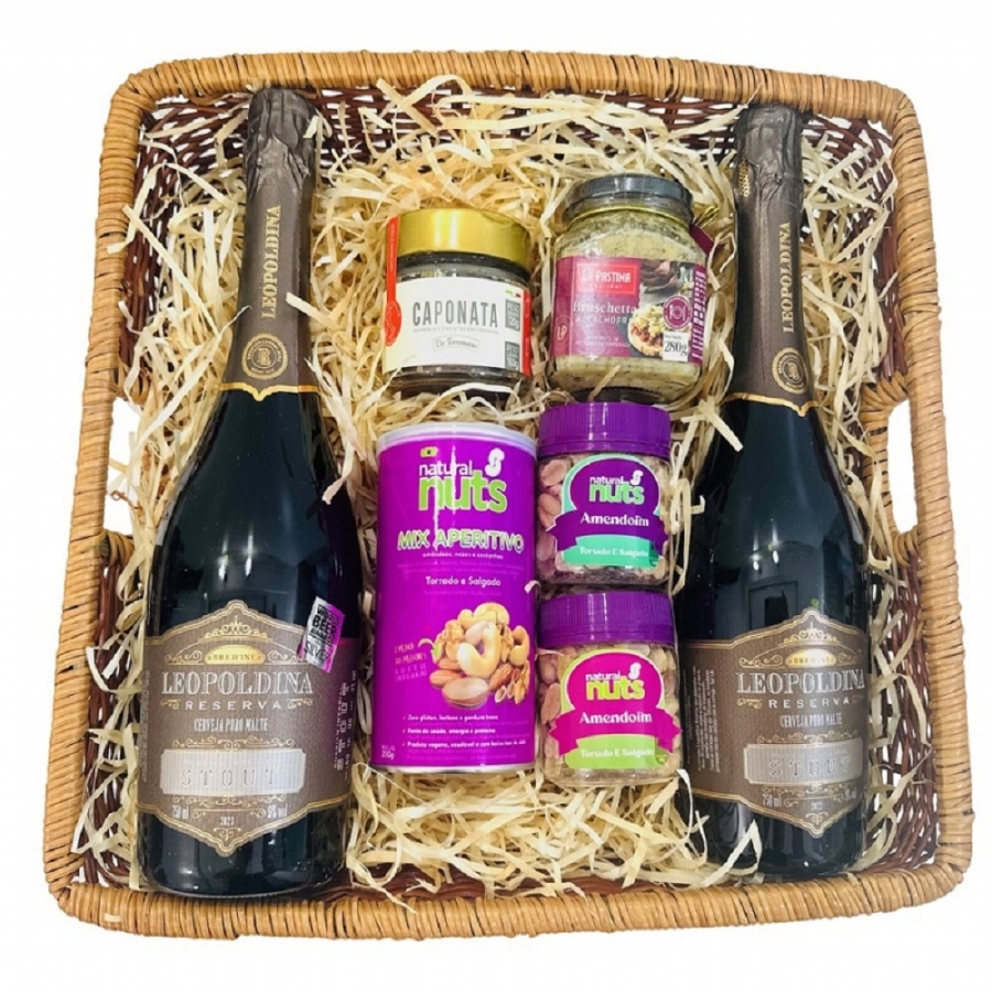 Foto CESTA GOURMET CERVEJAS LEOPOLDINA