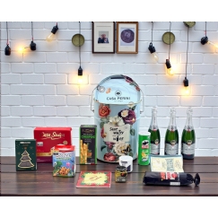 Foto Cesta Reveillon Natal Moscatel Perini