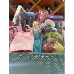 Foto Cesta Infantil Barbie - Frozen / Rapunzel