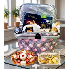 Foto Cesta Café da Manhã Térmica Flamingo