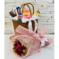 Foto Cesta Bolsa Clássica Flowers