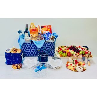 Cesta Executiva Happy Hour Fondue Blue