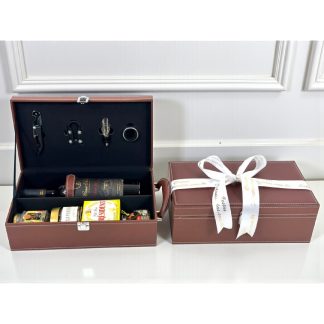 Kit Executivo Queijo e Vinho Lux