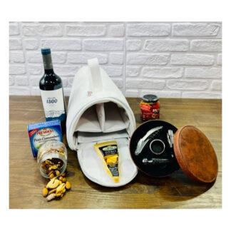 Cesta Kit Queijos e Vinhos Executivo